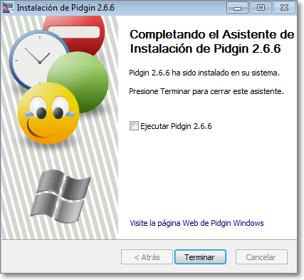 Pidgin instalado