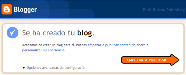 Blog creado