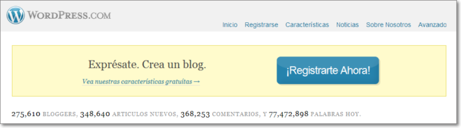 Sitio de Wordpress