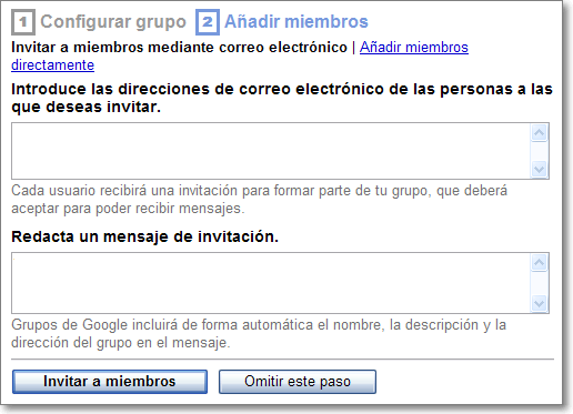 Añadir miembros