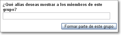 Grupos inscripción