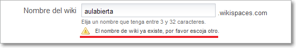 Wiki existente