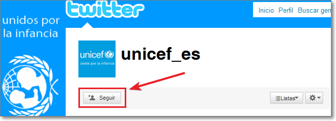 Seguir otro Twitter
