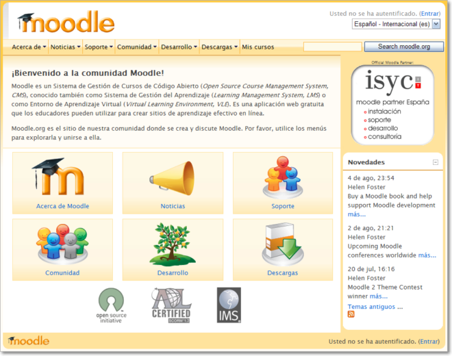 Comunidad de Moodle