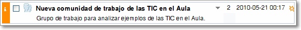 Nueva comunidad de trabajo