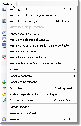 Ejemplo de acciones Ejemplo de acciones