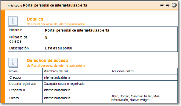 Información portal