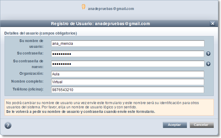 Registro BSCW
