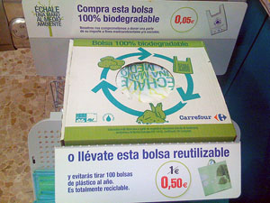 Bolsa de plástico reutilizable