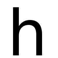 Letra H