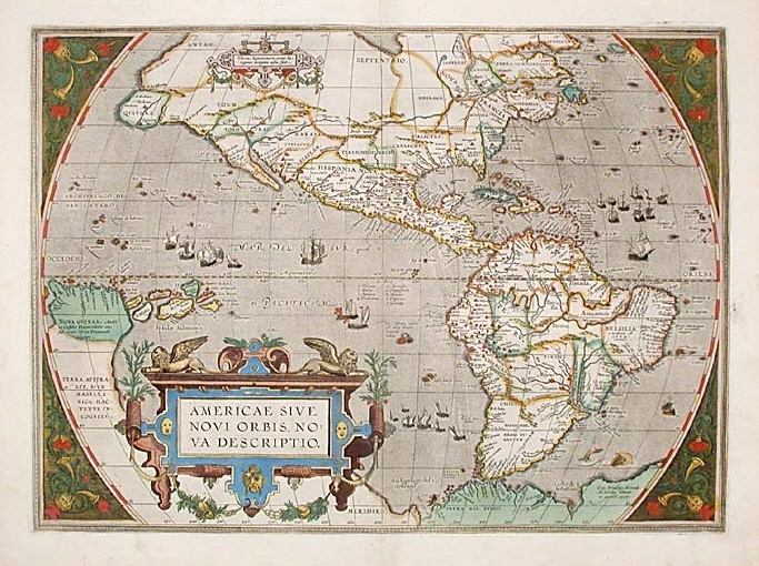 Mapa América siglo XVI