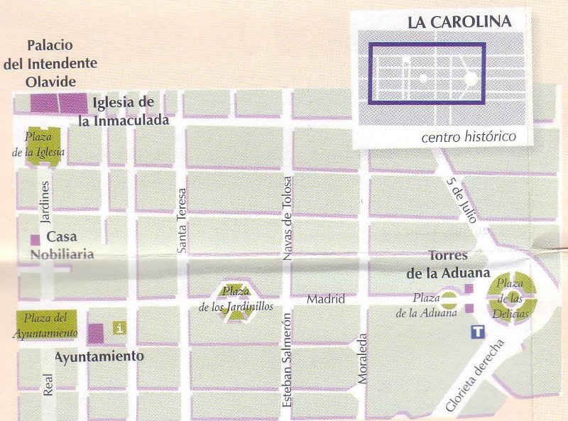 Mapa de La Carolina