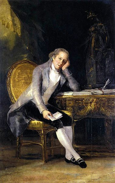 Retrato de Jovellanos, ilustrado español, por Goya