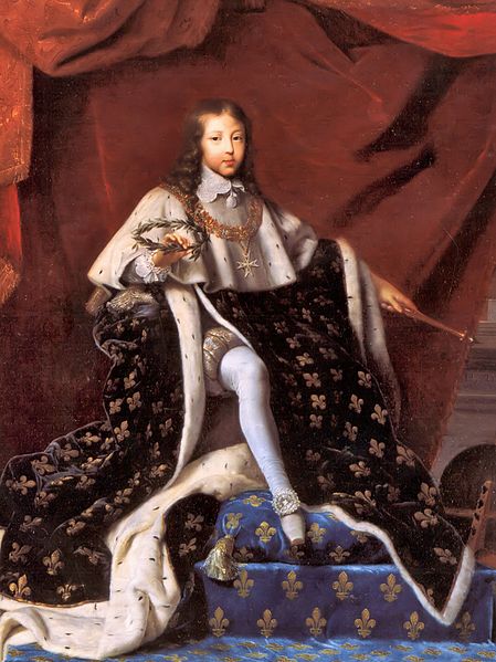 Henry Testelín, Retrato de Luis XIV niño (1648)