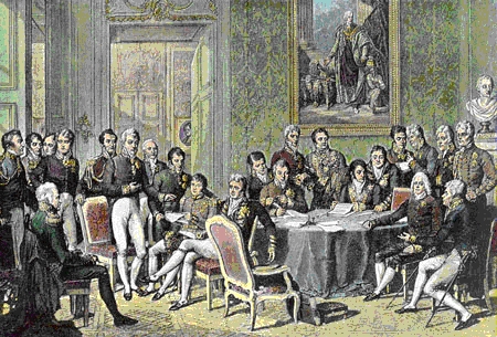 El Congreso de Viena, por Jean-Baptiste Isabey, 1819.