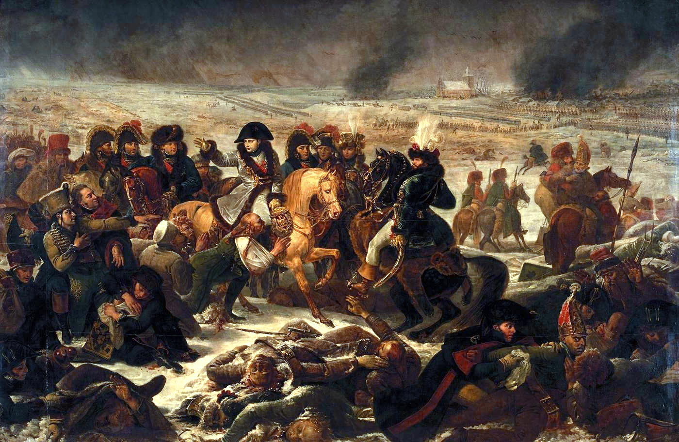 Napoleón en la batalla de Eylau (1807), obra de Antoine-Jean Gros