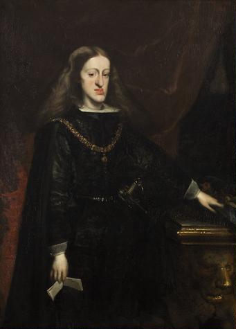 Carlos II, por Juan Carreño de Miranda (1685). Carlos II, por Juan Carreño de Miranda (1685).