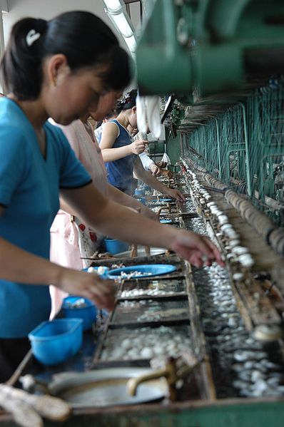 Trabajadoras chinas